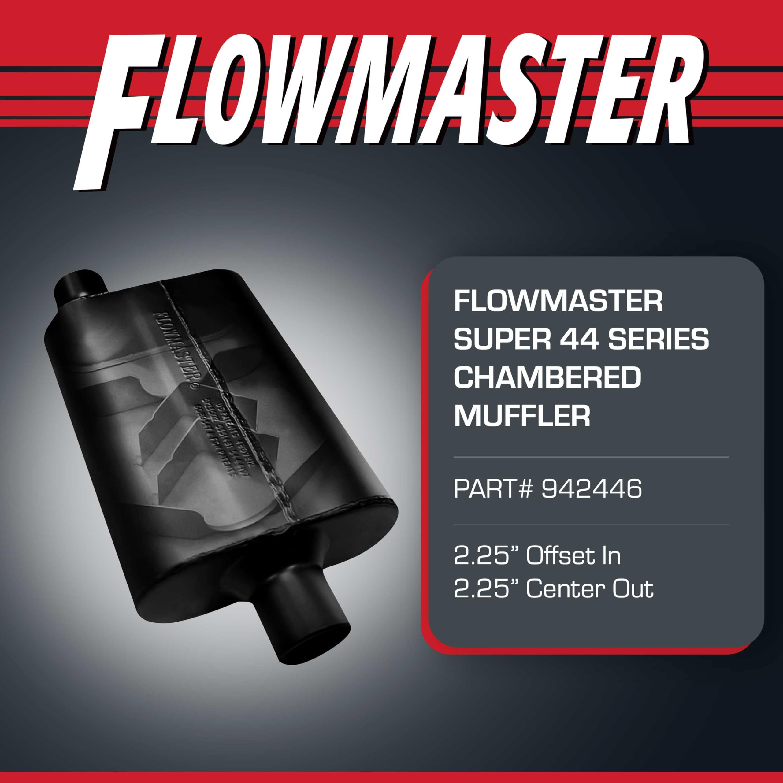 Amazon | Flowmaster 942446 Super 44 Muffler - 2.25 Offset IN